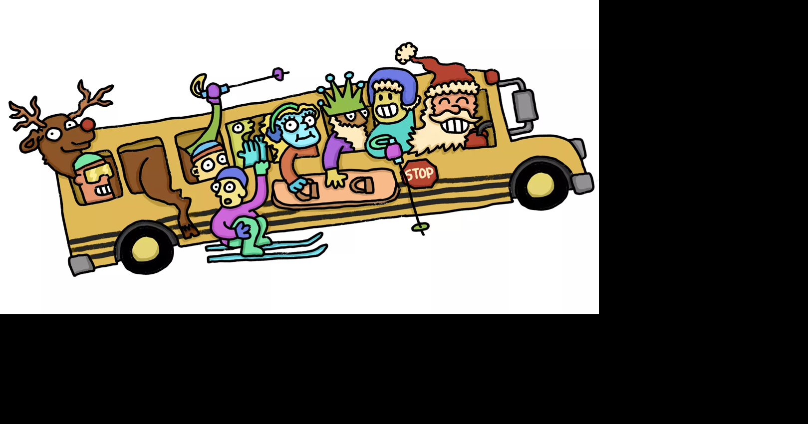 Ah, the ski bus — a rite of passage for many young skiers, and still ...