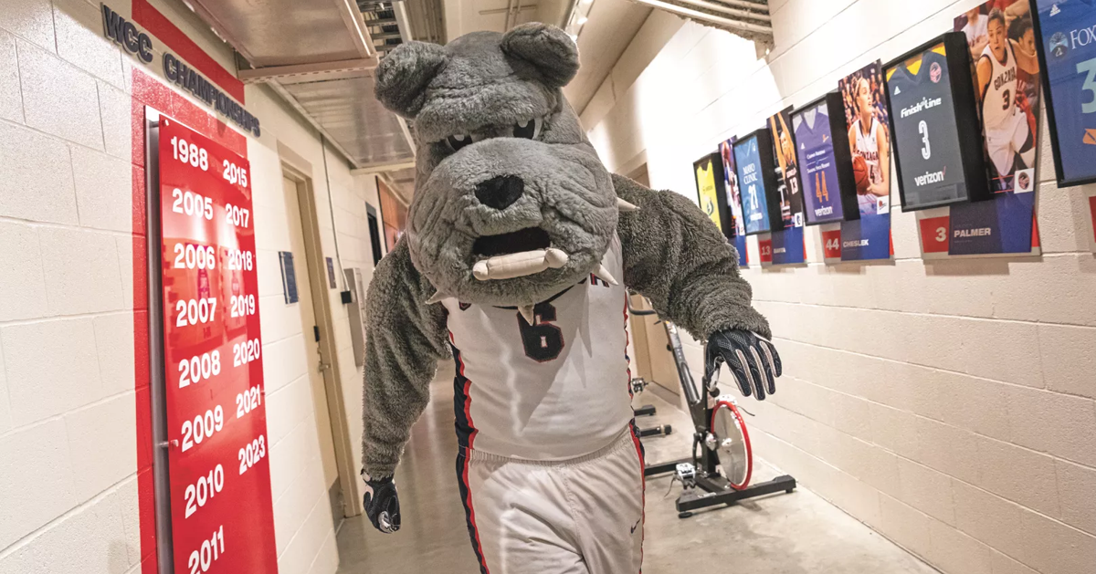 We wanted a first-hand mascoting experience, so I became Gonzaga's ...