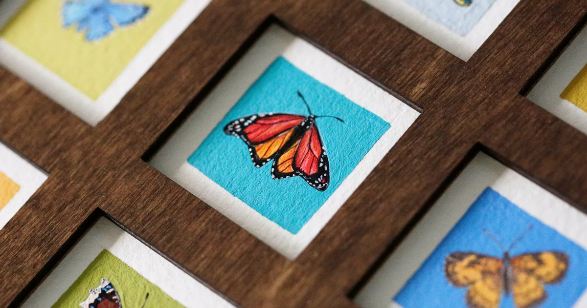 Spokane artist Mickelle Farnsworth specializes in making itty bitty art ...