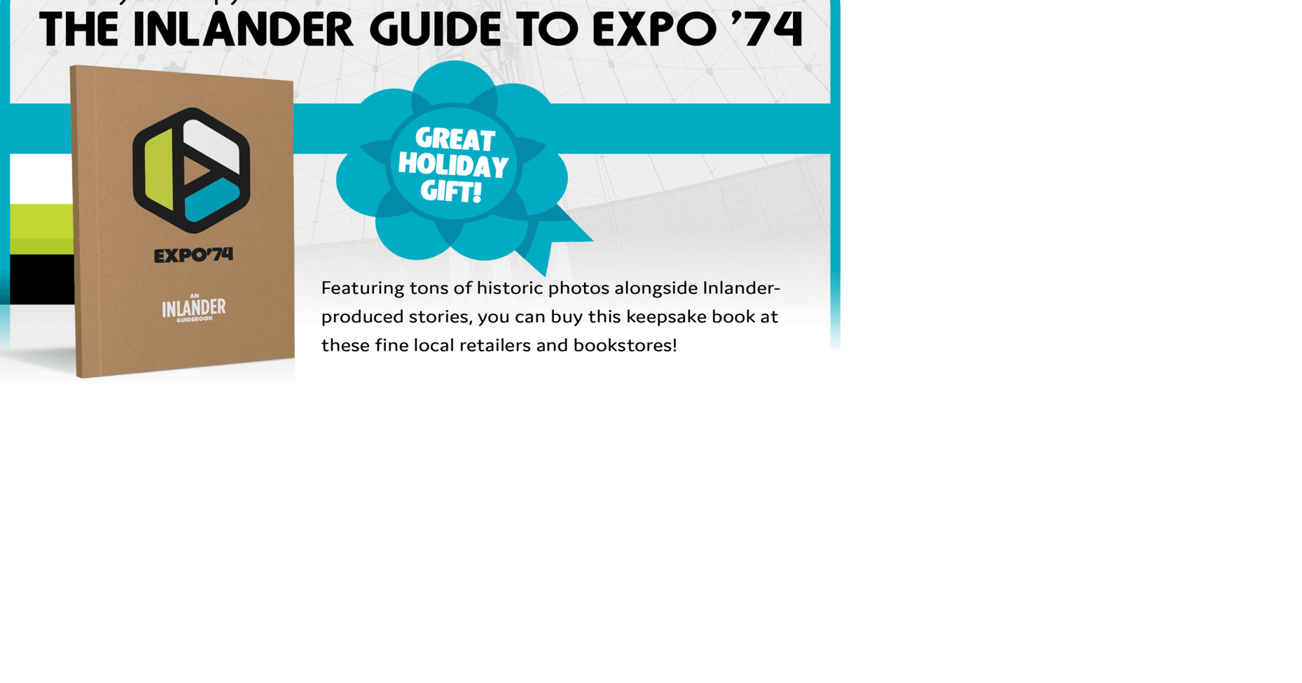 Inlander Books Expo 74 Guide Header | | inlander.com