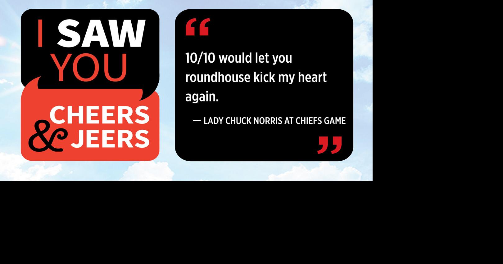 I Saw You, Cheers and Jeers: “Cheers to Spokane for such kindness and imagination.”