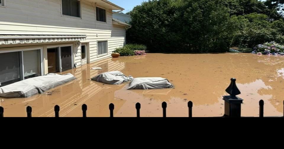 ‘We have water in our basement up to the ceiling’: Burlington creek overflows, floods multiple homes; mayor says ‘city currently in a Level 2 Emergency’