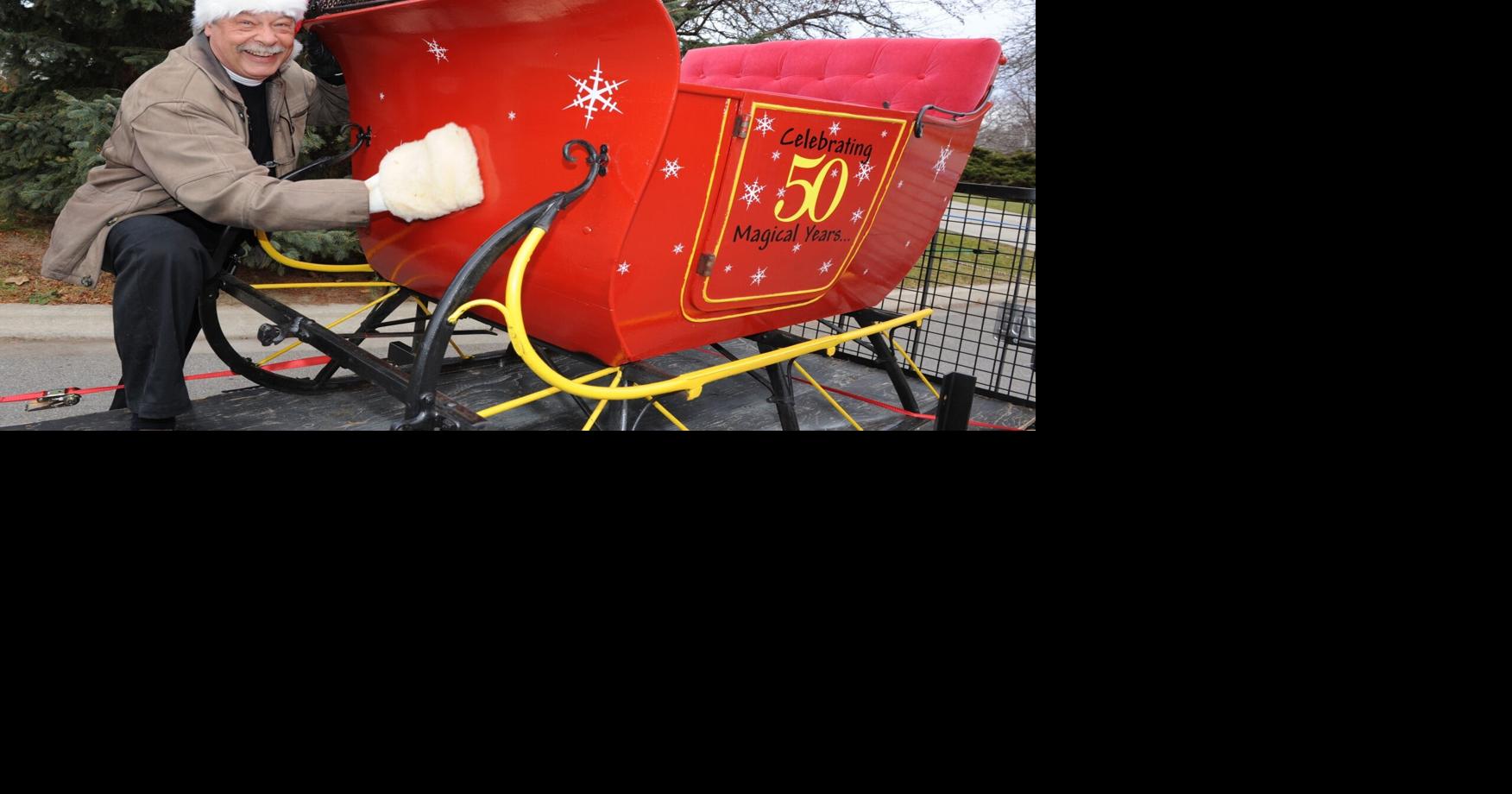 Santa Claus arrives in Burlington tomorrow