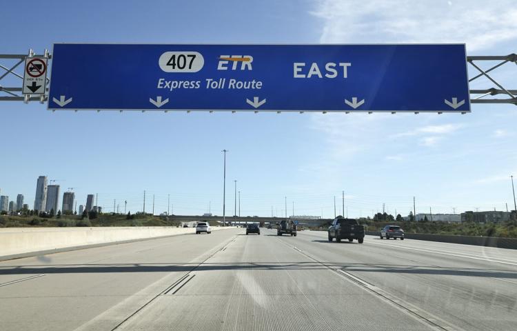 Highway 407 toll rates increasing in 2026