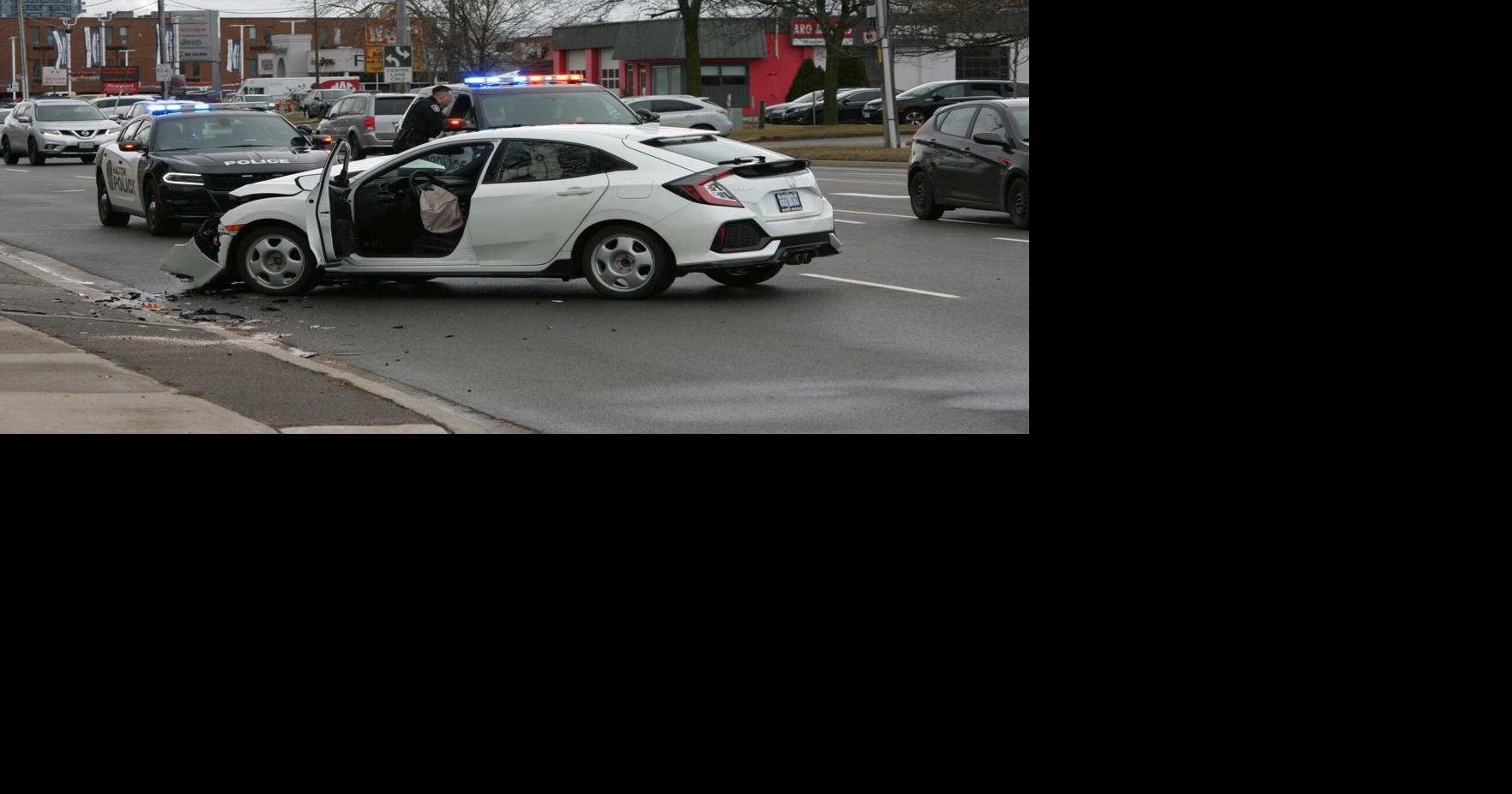 Multivehicle crash in Burlington leaves 2 injured, causes lane closures