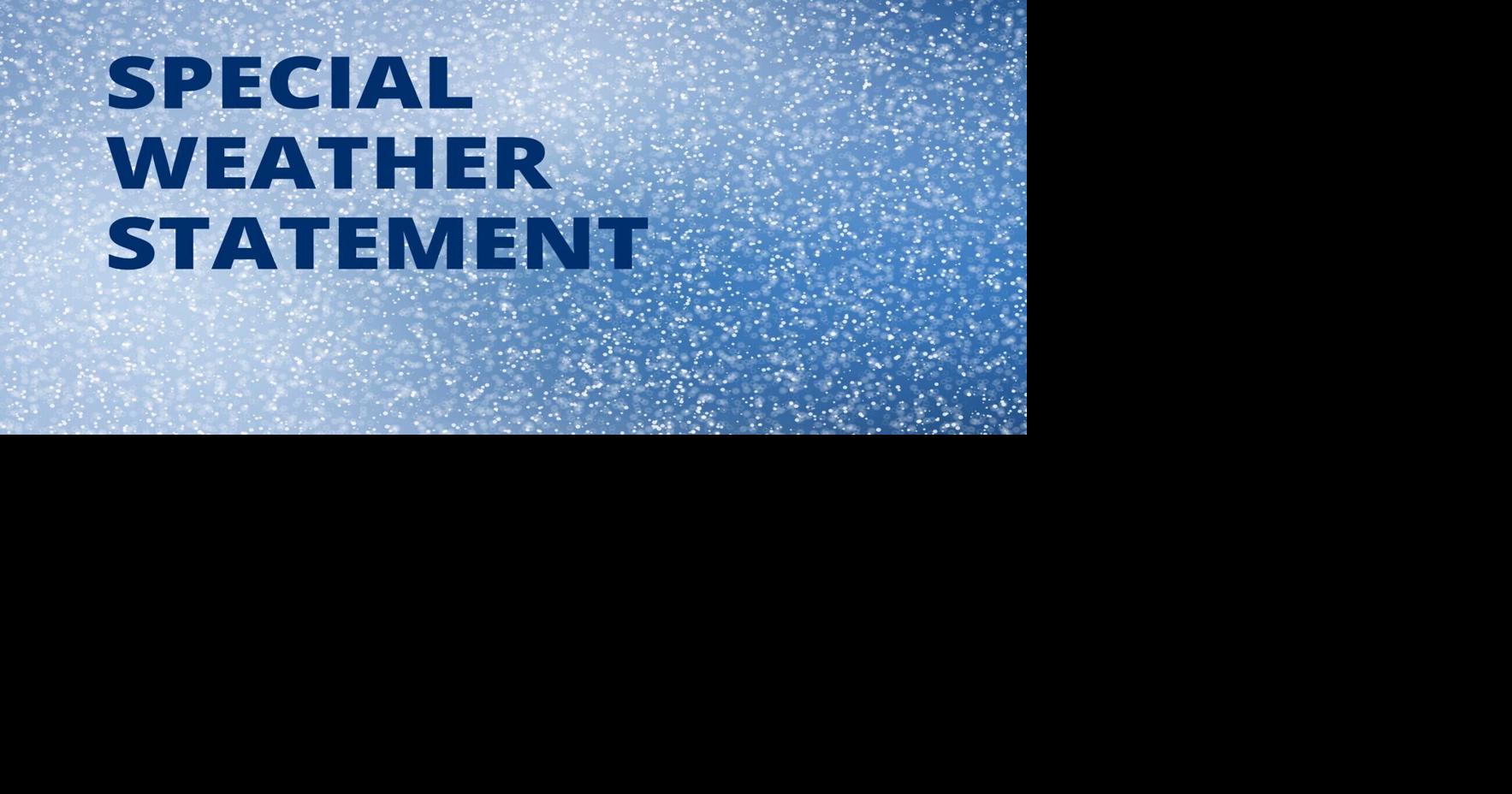 Parts of Halton under Special Weather Statement Feb. 28