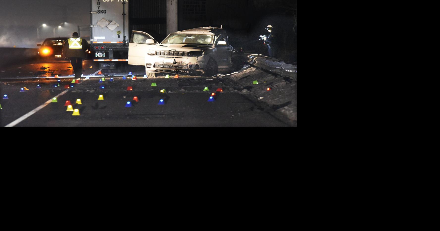 'All lanes closed': 2 dead in violent crash on Highway 401 near Milton