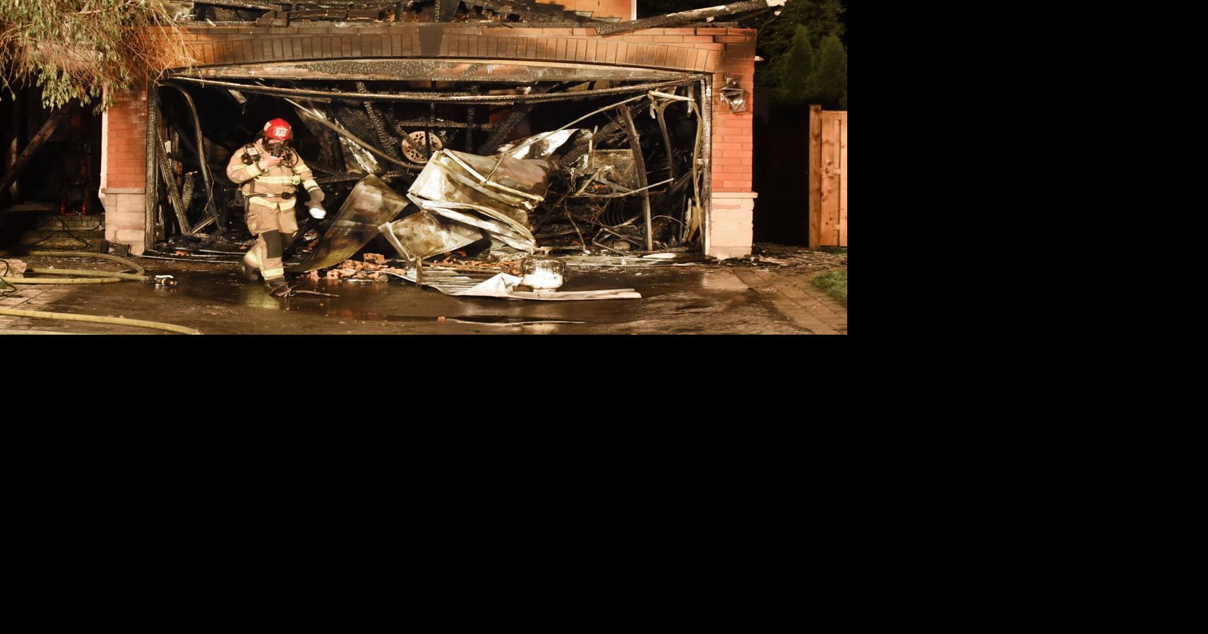 House fire in Oakville destroys garage, part of home