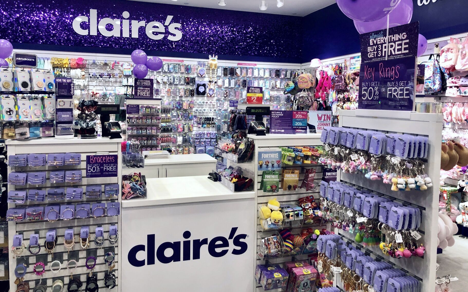 Claire s reopens at Scarborough Town Centre