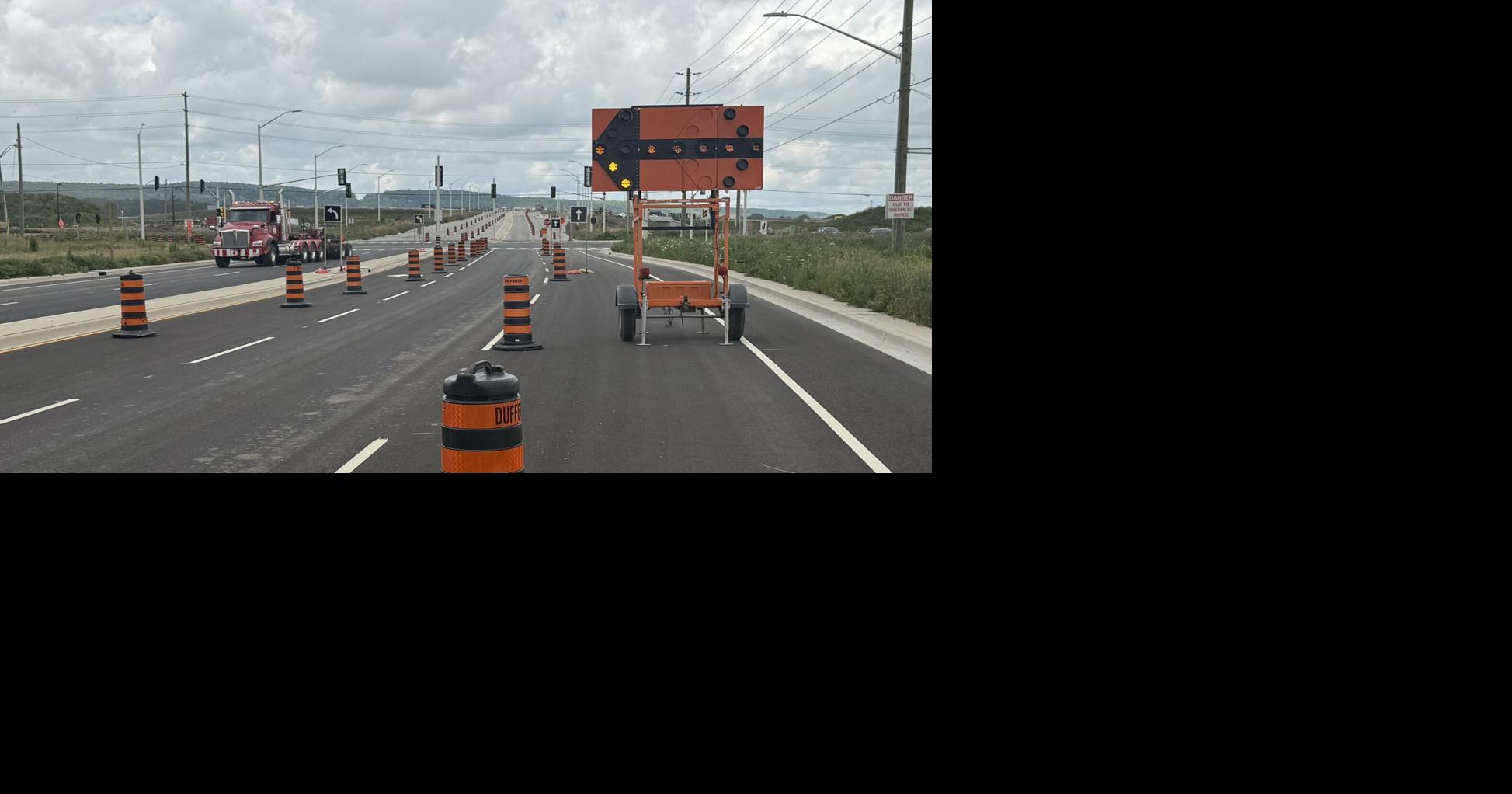 New 4-lane bridge opens in Milton over Hwy 401