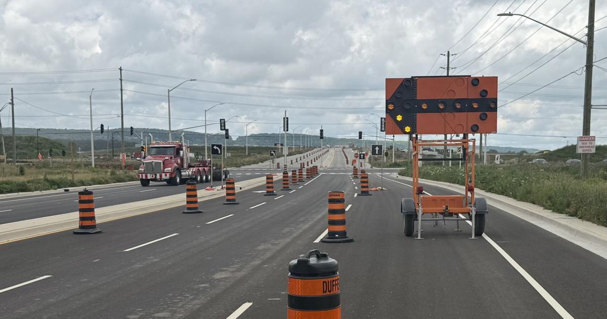 New 4-lane bridge opens in Milton over Hwy 401