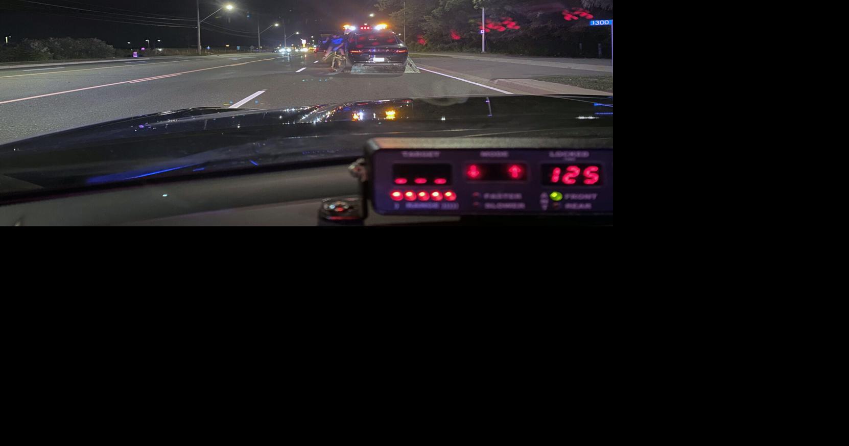 Car caught going 65 km/h over speed limit impounded in Oakville