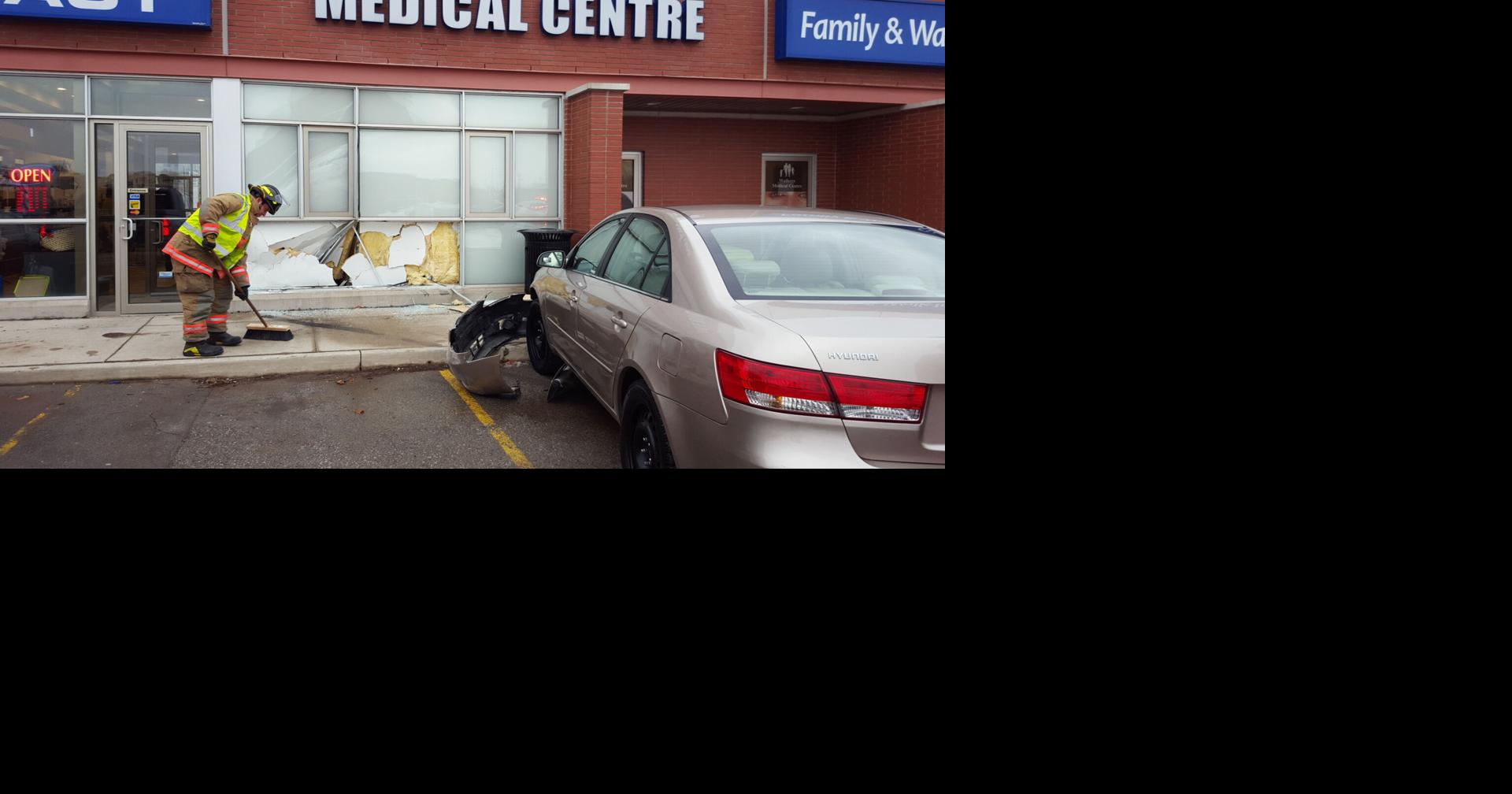 Car crashes into Burlington pharmacy