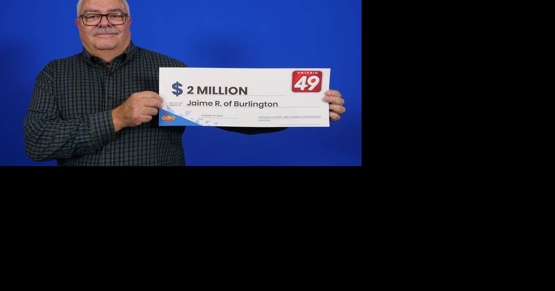 'Trembling': Burlington man wins huge $2-million lottery prize after ...