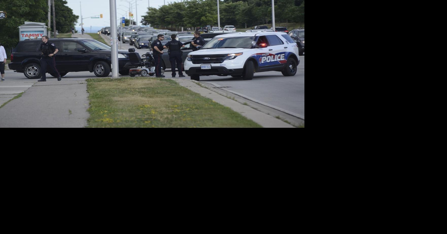 Update: Oakville woman remains in hospital after scooter struck by SUV