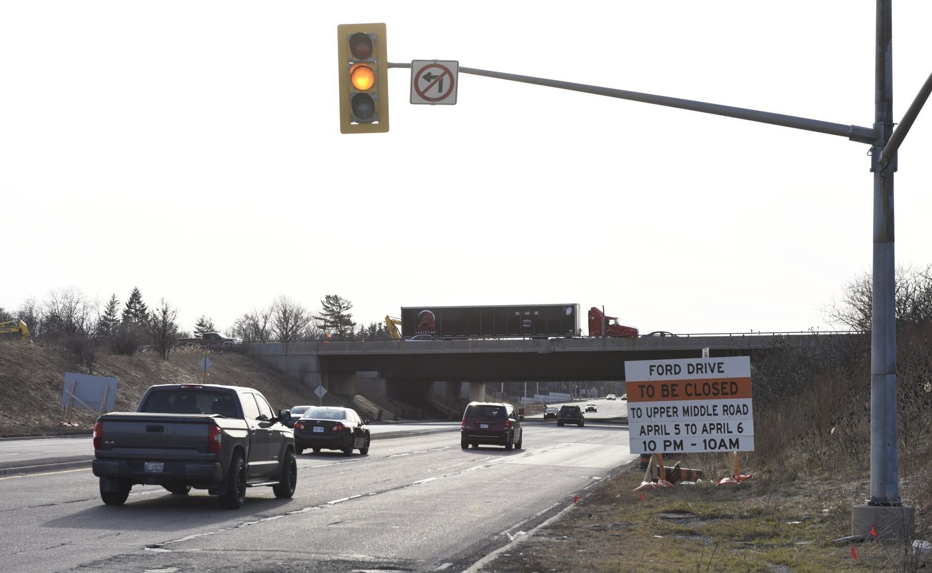 Demolition Major road closure in Oakville later today will