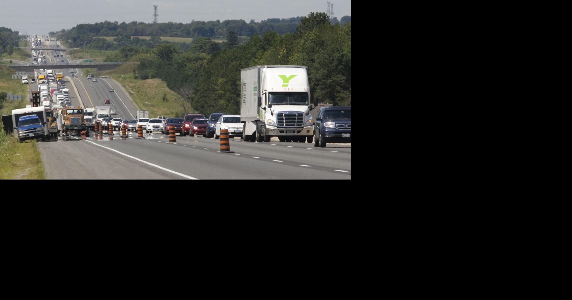 'ALL LANES CLOSED': Significant closures in Oakville and Burlington as well as Milton on QEW and Highway 403 along with Highway 401 Oct. 2-6 trigger traffic warnings to drivers
