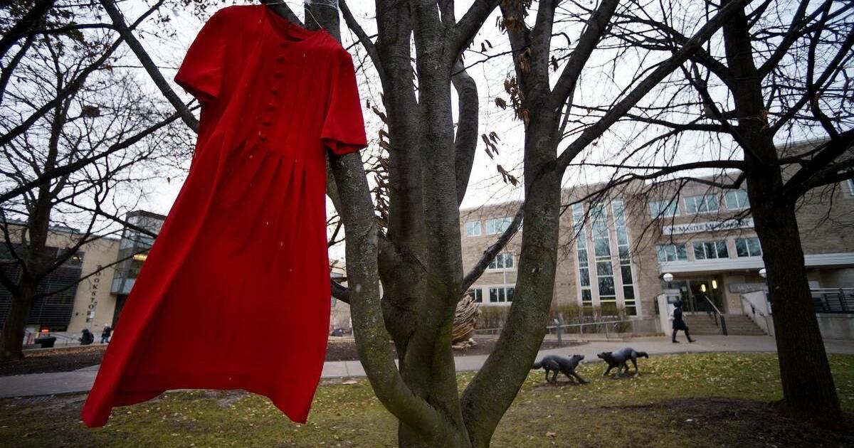 Red Tree Dress What is Red Dress Day and why red dresses are on trees