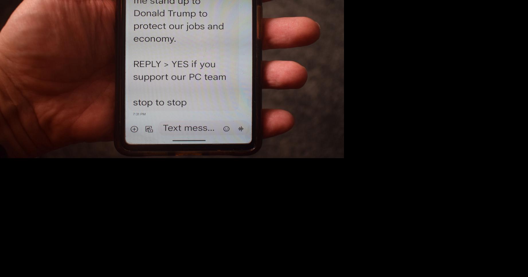 How to report a misleading provincial election text message