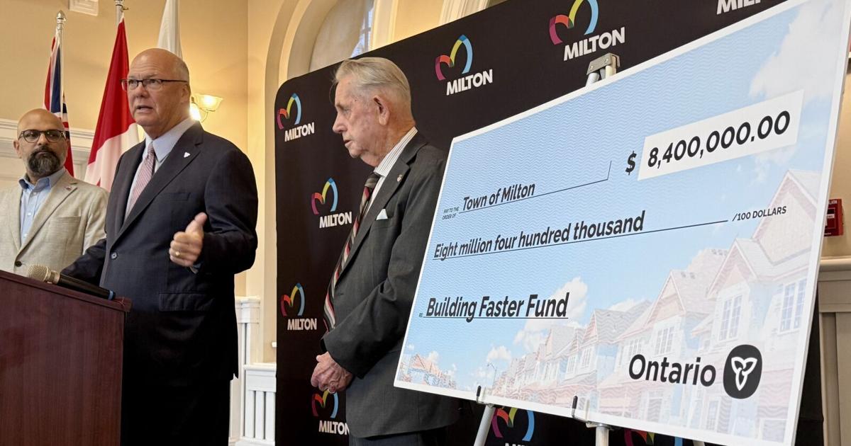 ‘An insatiable need’: Milton crushes housing target, gets $8.4 million