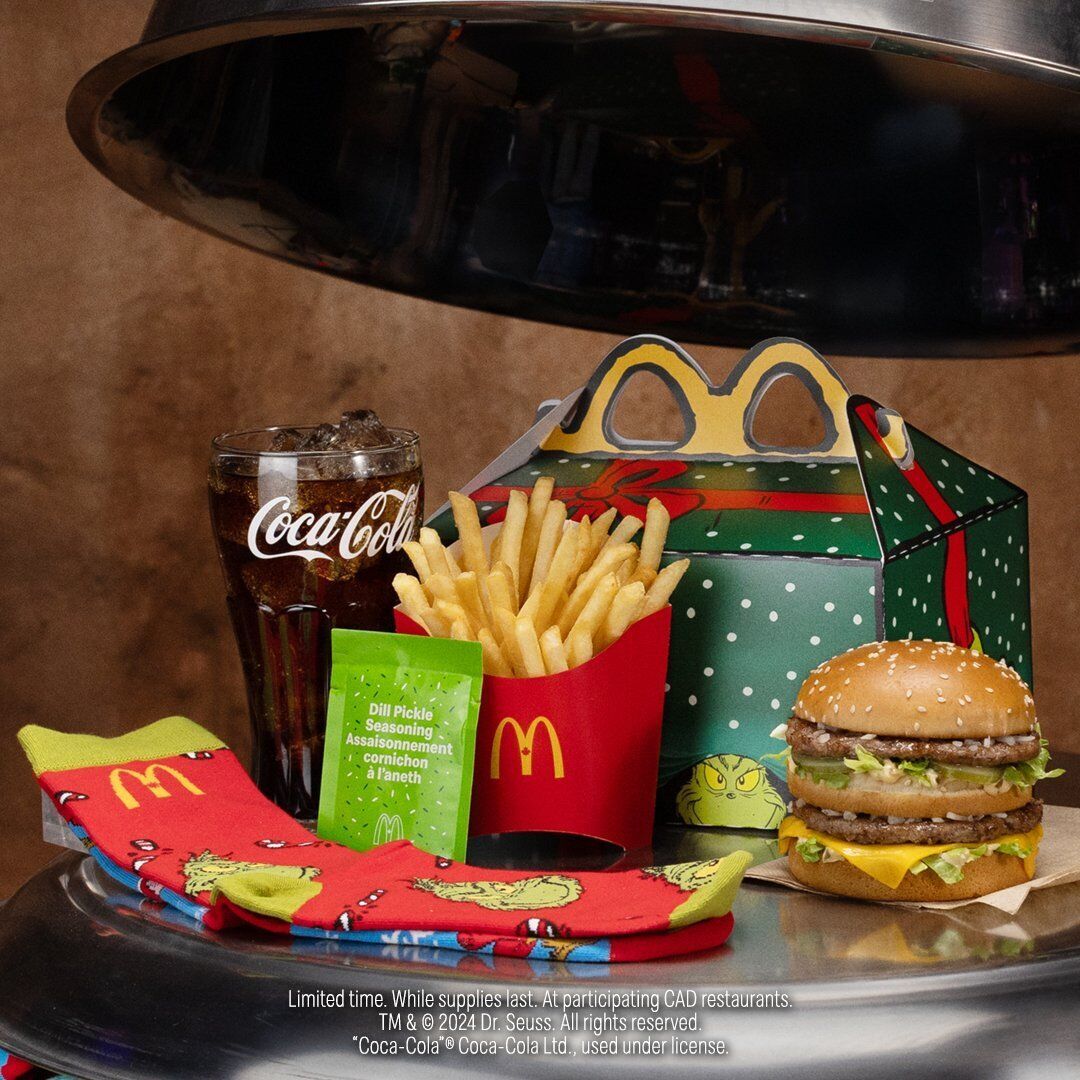 A McDonald's Canada The Grinch Meal for $647? Glitch updated