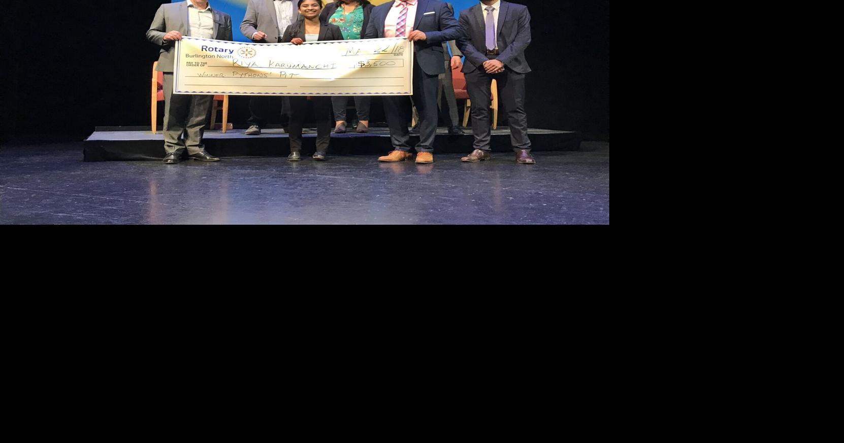 Three Halton students win business awards at Pythons' Pit competition