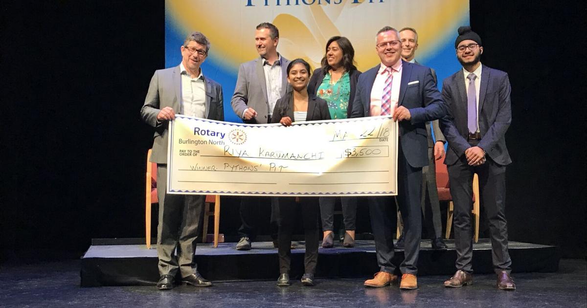 Three Halton students win business awards at Pythons' Pit competition