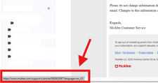 How to identify an email scam