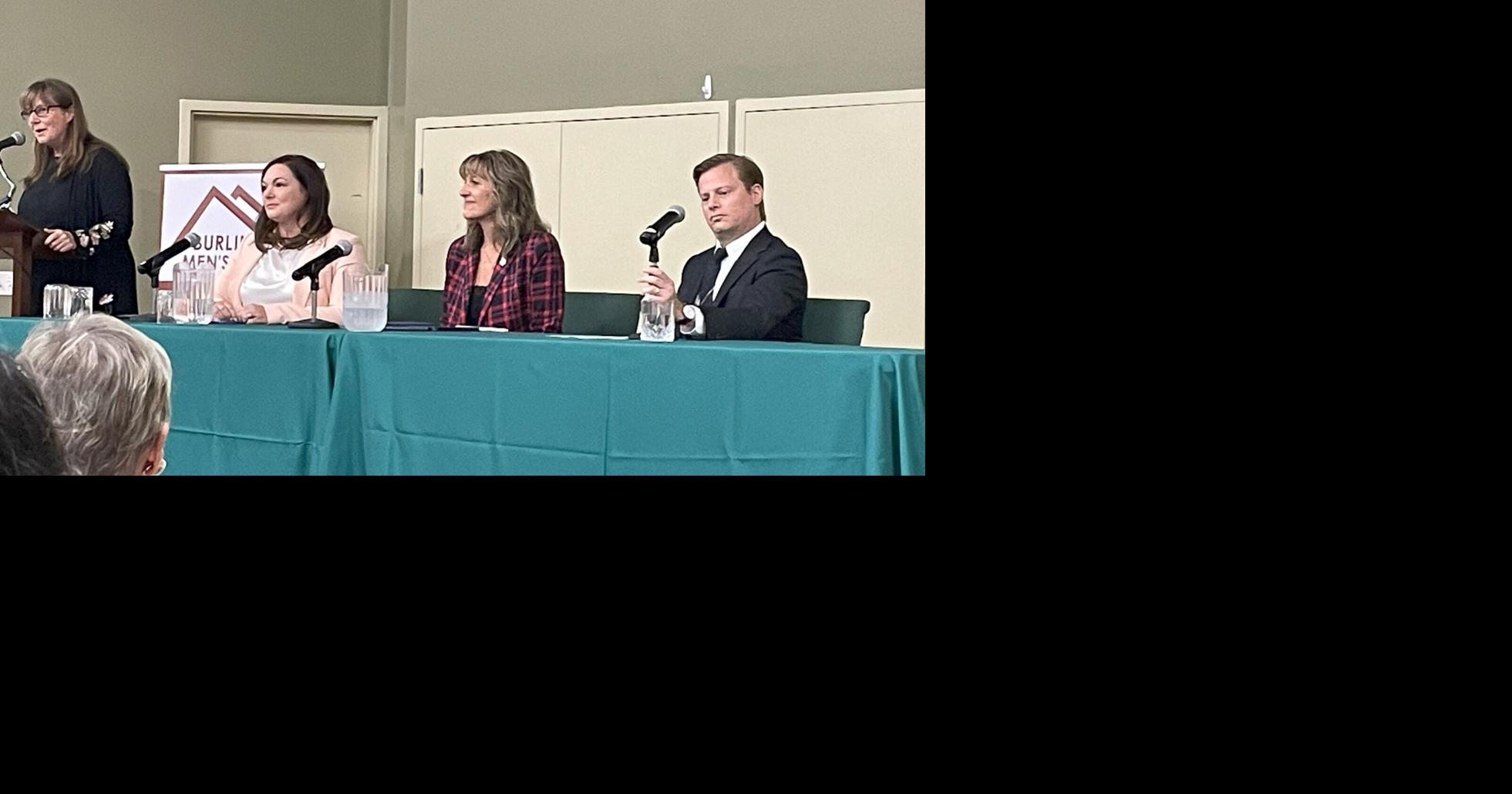 Burlington voters heard from 3 of the 5 candidates for mayor at forum