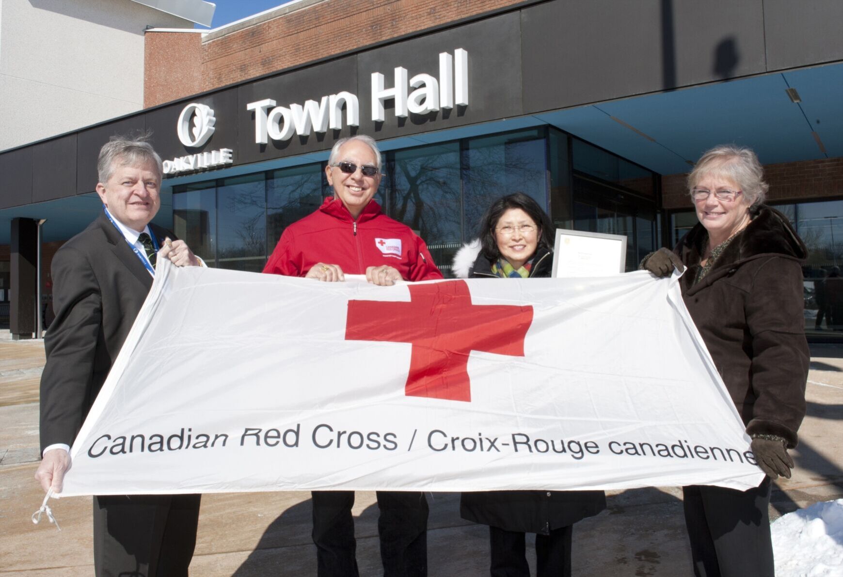 Town Of Oakville Proclaims March Red Cross Month