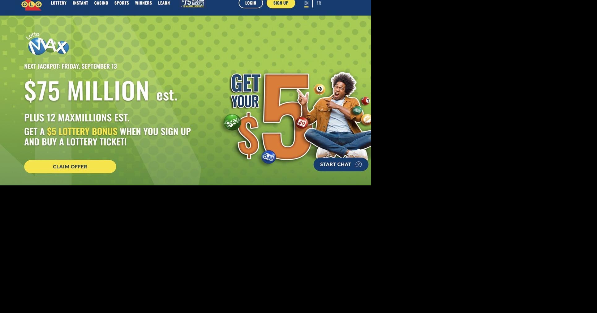 Interface d'Instant Casino montrant des jeux et bonus