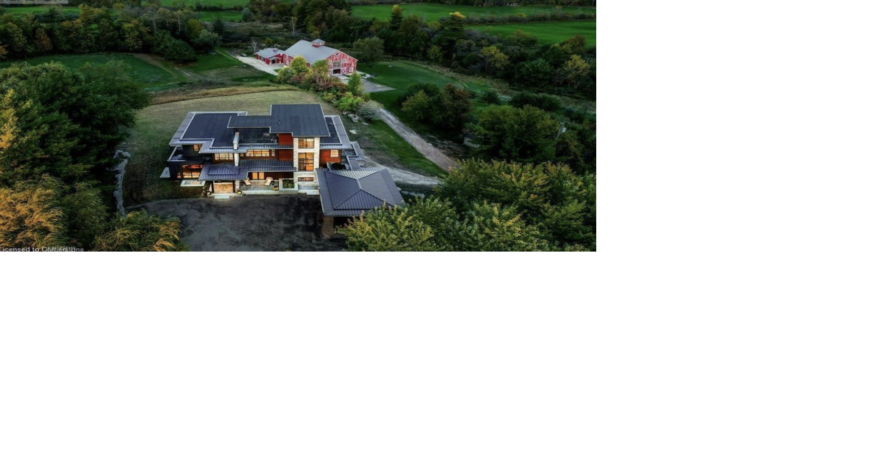 ‘Modern architectural masterpiece’: This Burlington estate with two houses is Halton’s most expensive home listing in April