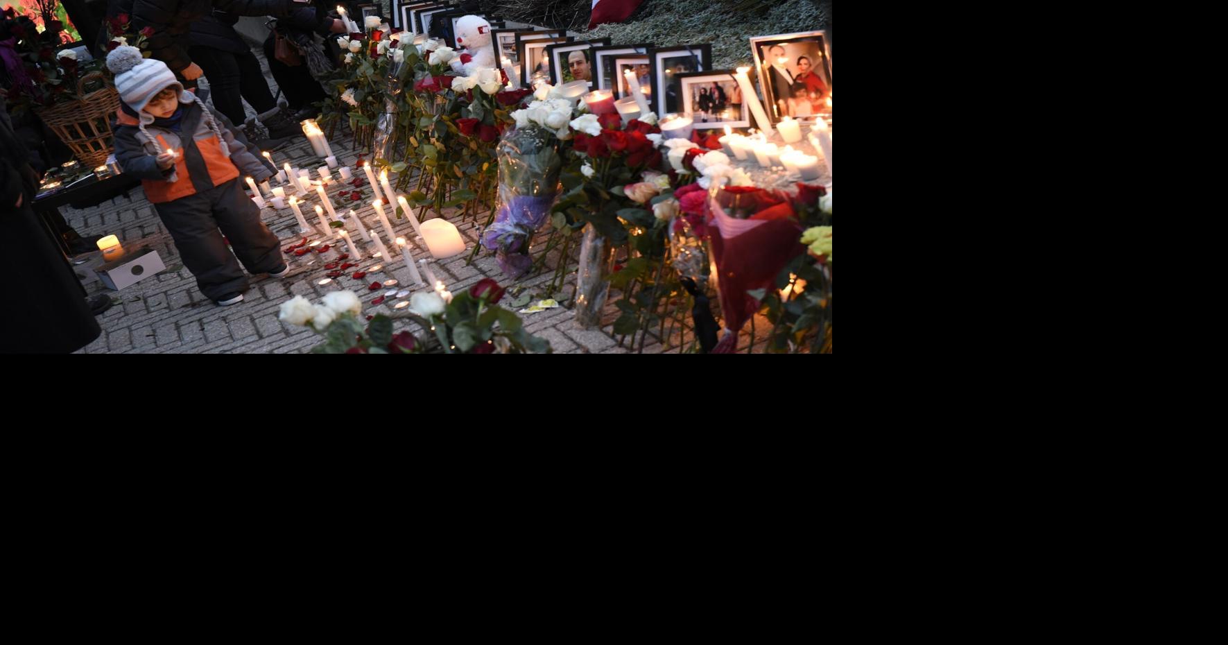 Candlelight vigil in Oakville to honour Ukrainian Airlines crash victims