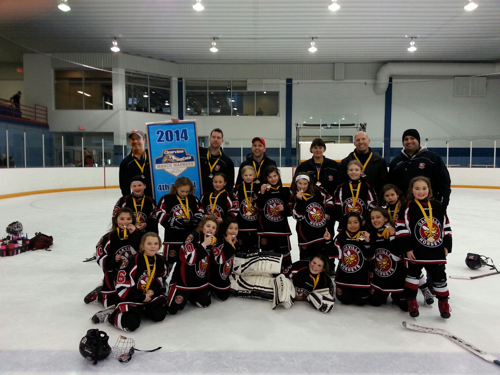 Novice B Hornets Win Alliston Tournament