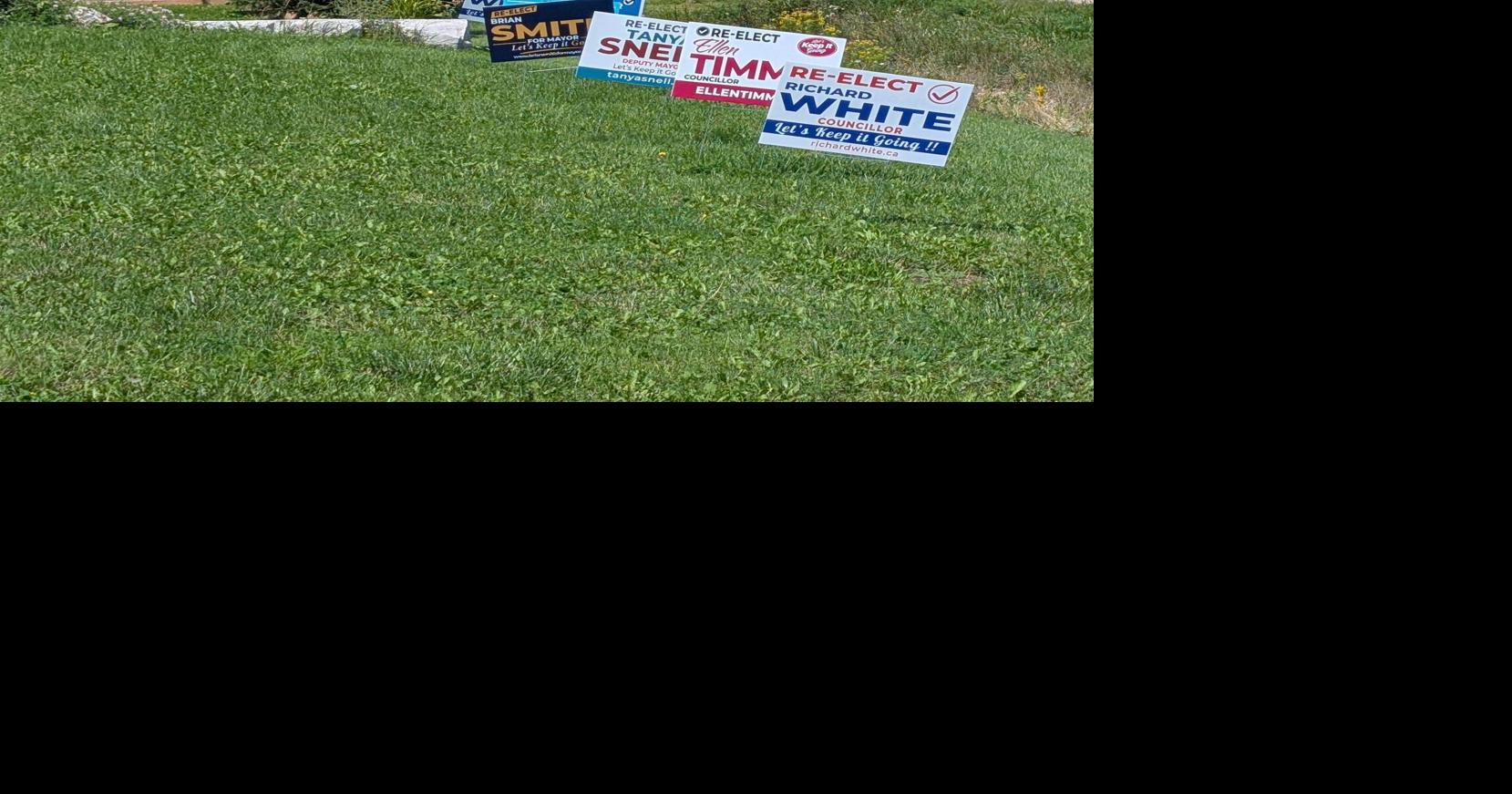Election sign vandalism Ontario: it’s a criminal offence