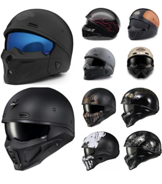 harley-davidson helmets and scorpion Pilot II, 2 in 1 Helmet The Scorpion Covert X Helmet is a 3 Our 3-in-1 helmets switch from