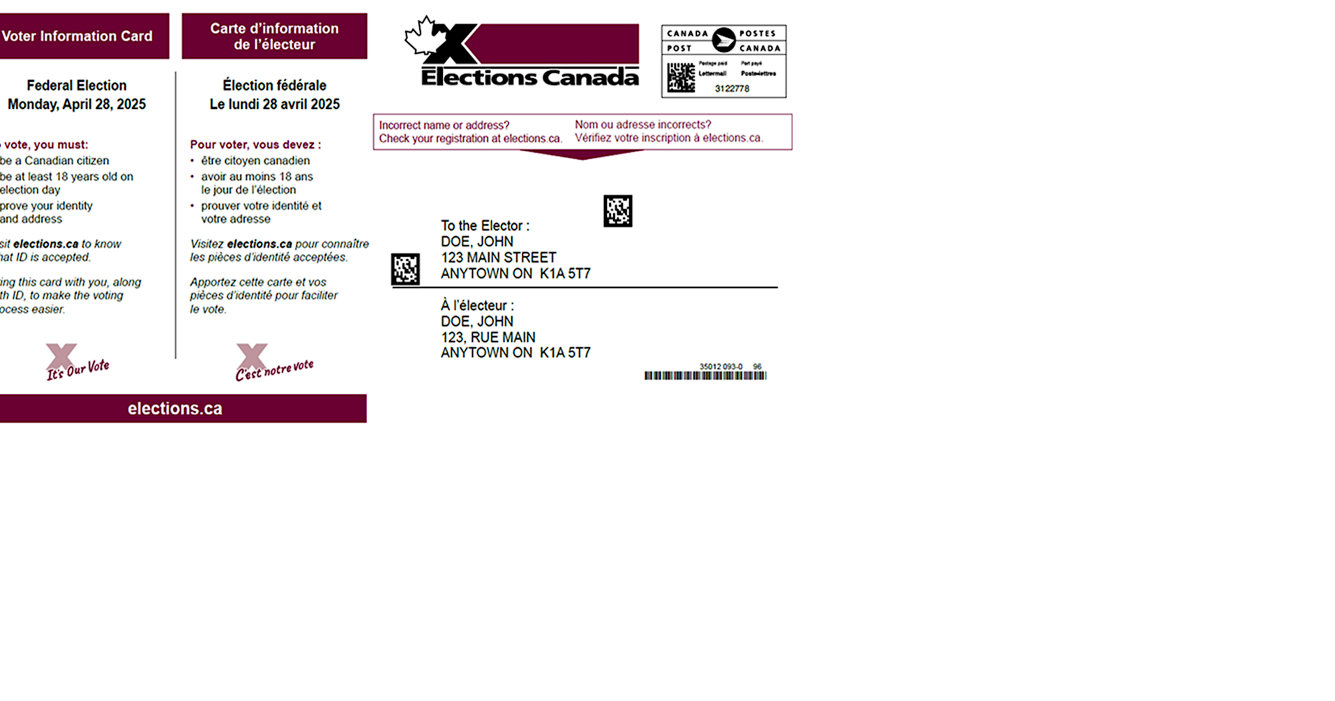 I didn’t get a voter card. Can I still vote on April 28?