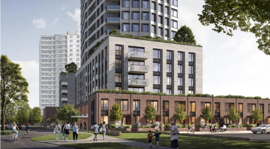 Proposed 27-storey apartment building