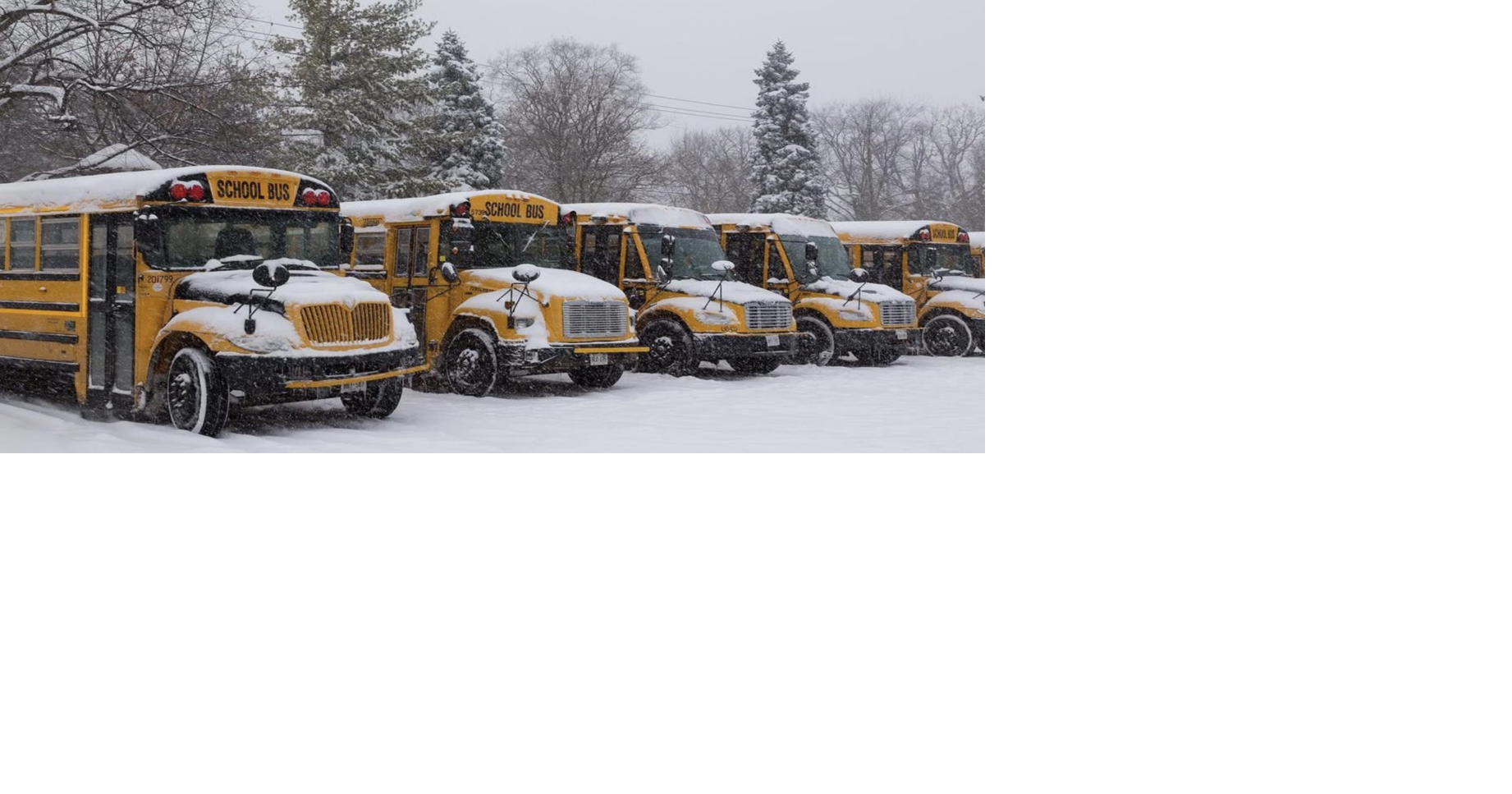 Snowstorm could mean bus cancellations in Ontario Thursday