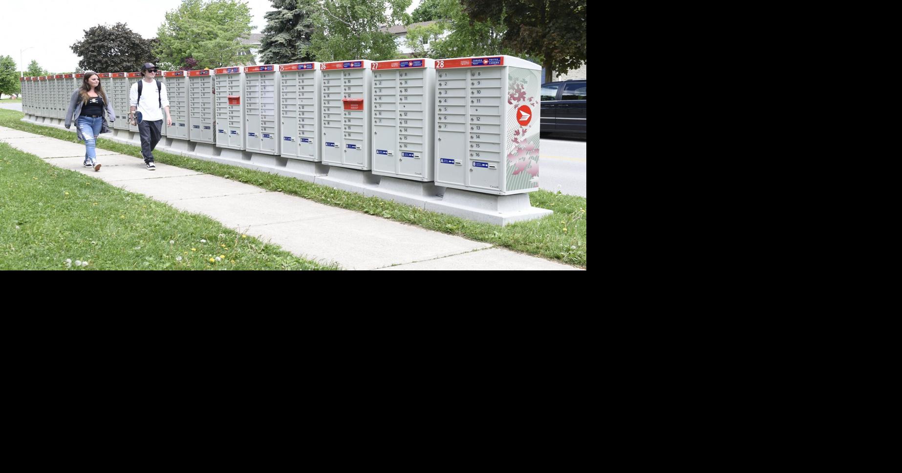 What's going on here? Community mailboxes in Burlington neighbourhood
