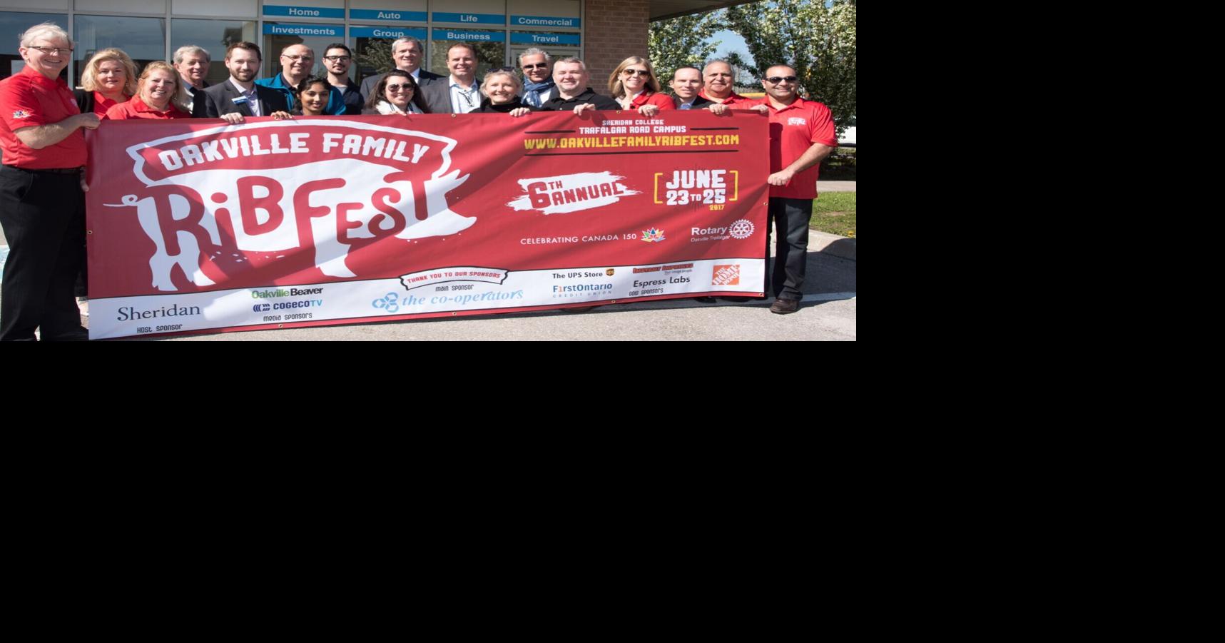 Oakville Family Ribfest returns this summer