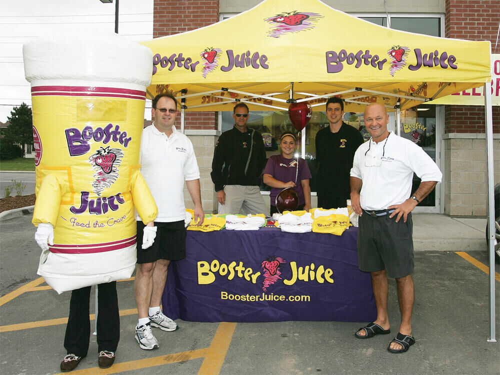 Booster Juice grand opening