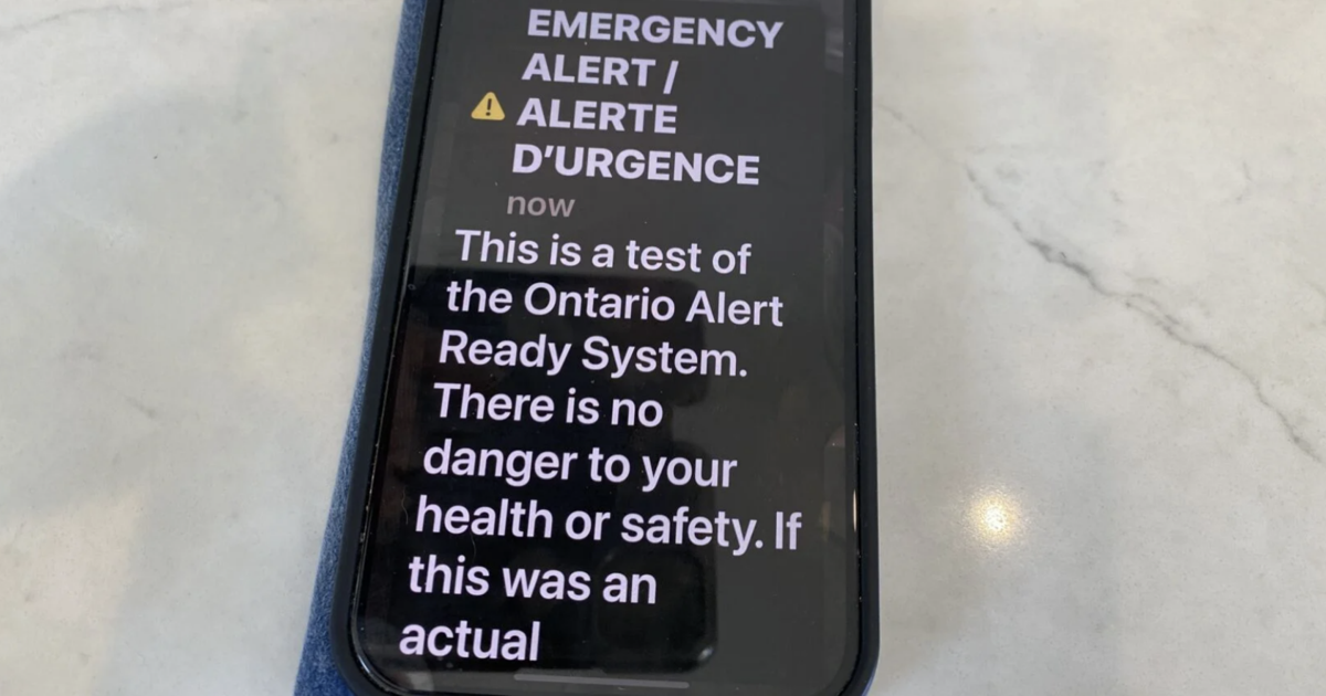 Test Alert Sign Ontario’s Emergency Alert Test is May 7 at 1:55 p.m.