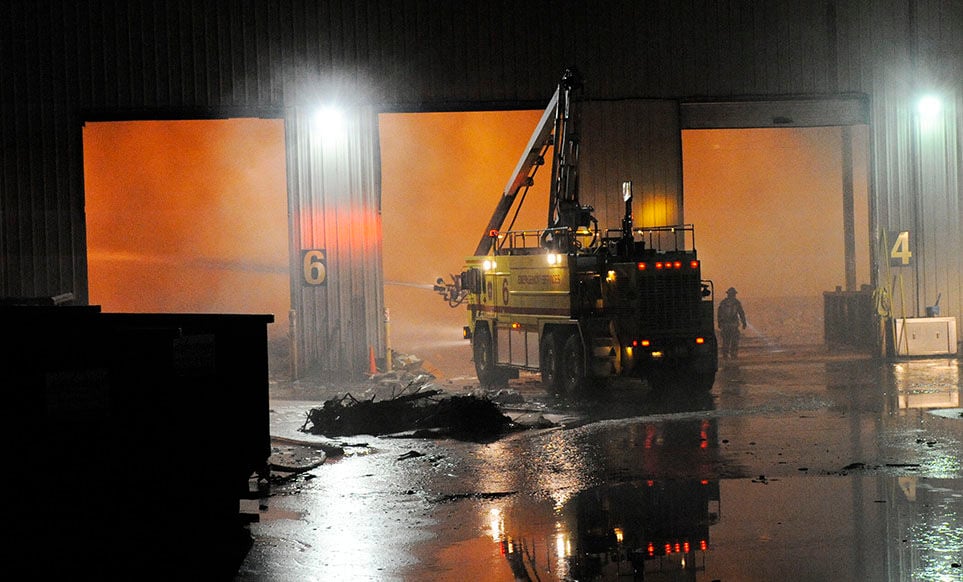 Foam Truck From Pearson Int’l Airport Assists Firefighters Battling A ...