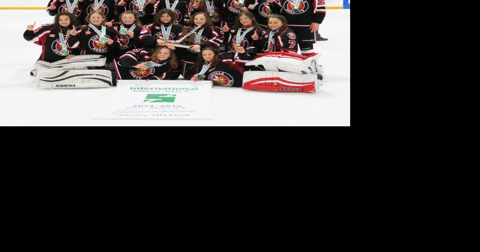Oakville win International Silver Stick atom AA girls' hockey title