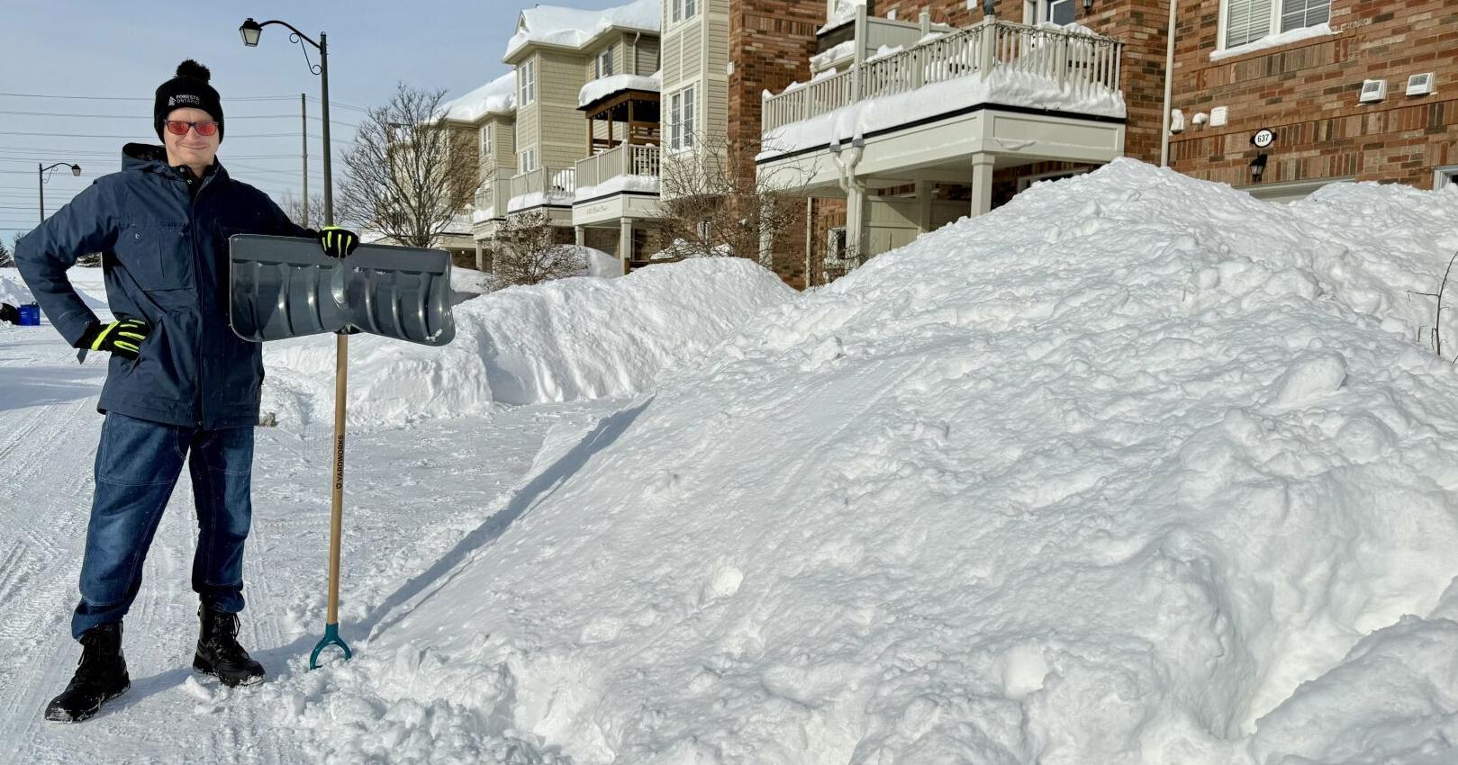 Winter hits Milton hard with record breaking snowfall