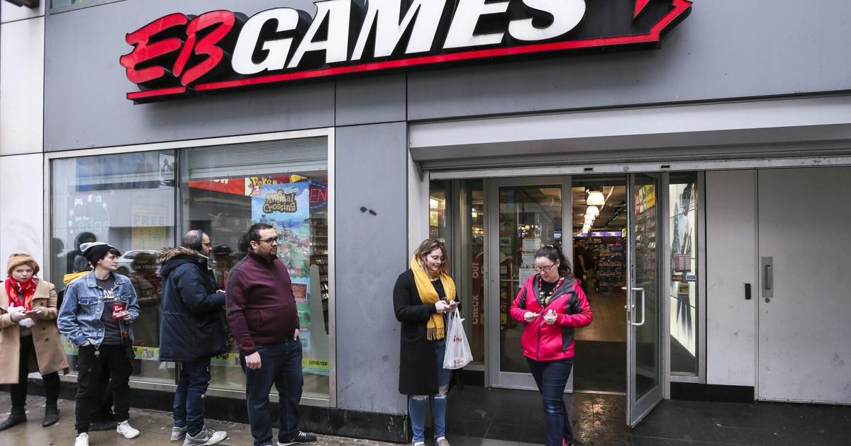 Eb Store EB Games stores in Ontario holding Switch2 midnight launch
