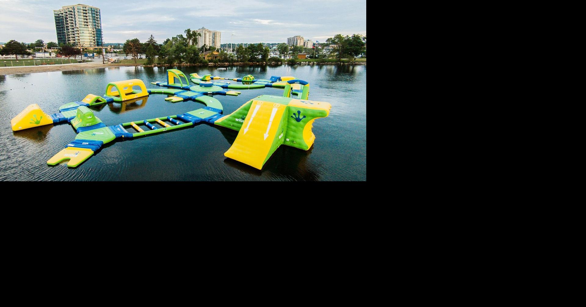 Inflatable bouncing waterparks across Ontario