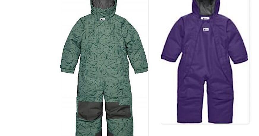 MEC-brand child snowsuits recalled for possible mould