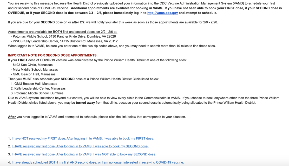 Tech Woes Are A Serious Barrier In Virginia S Efforts To Schedule Vaccine Appointments Headlines Insidenova Com